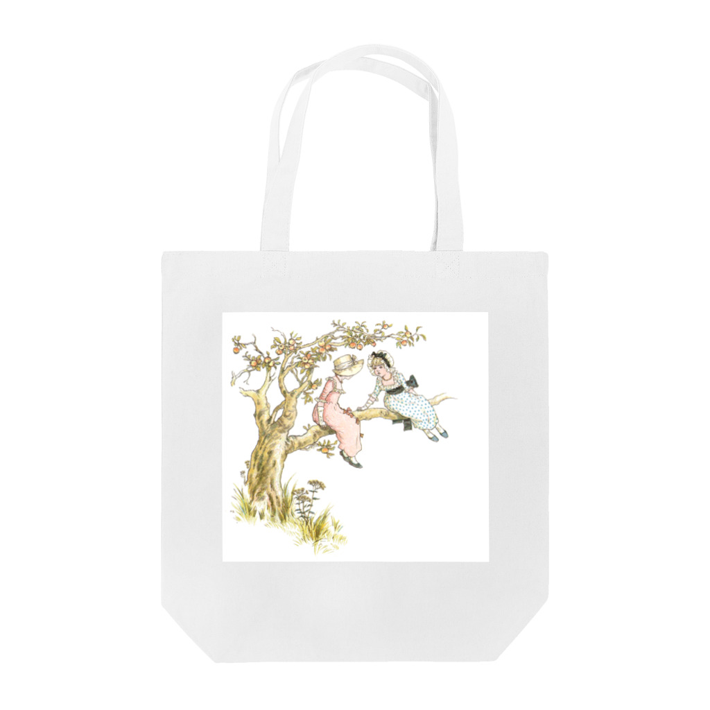 Hungry Freaksのケイト・グリーナウェイ "In a apple tree" Tote Bag