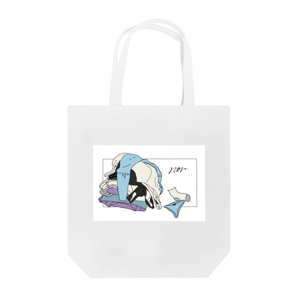 n o n . (ノン.)のsentakumono. Tote Bag