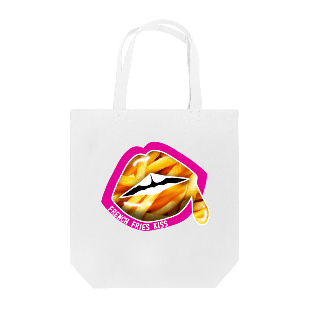 daddy-s_junkfoodsのFRENCH FRIES KISS - PINK Tote Bag