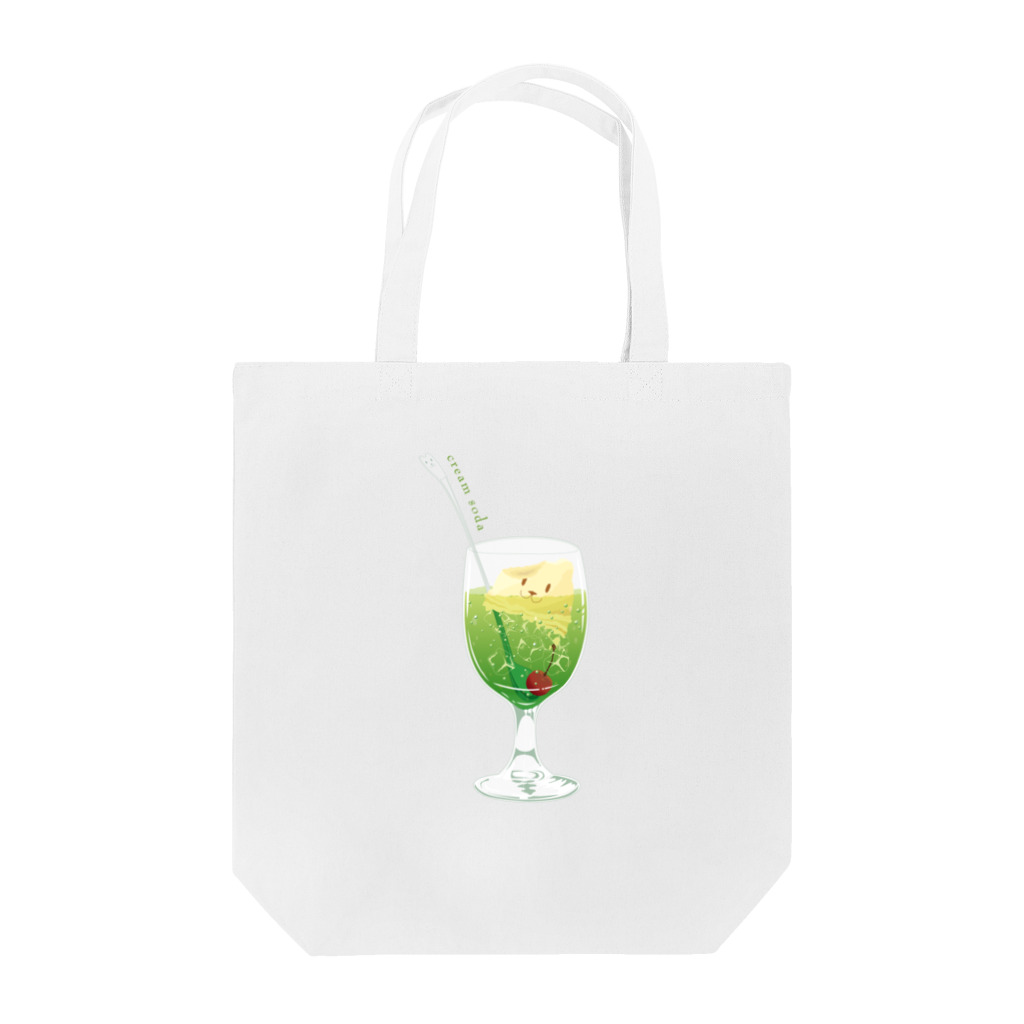 Drecome_Designの食べかけクリームソーダ Tote Bag