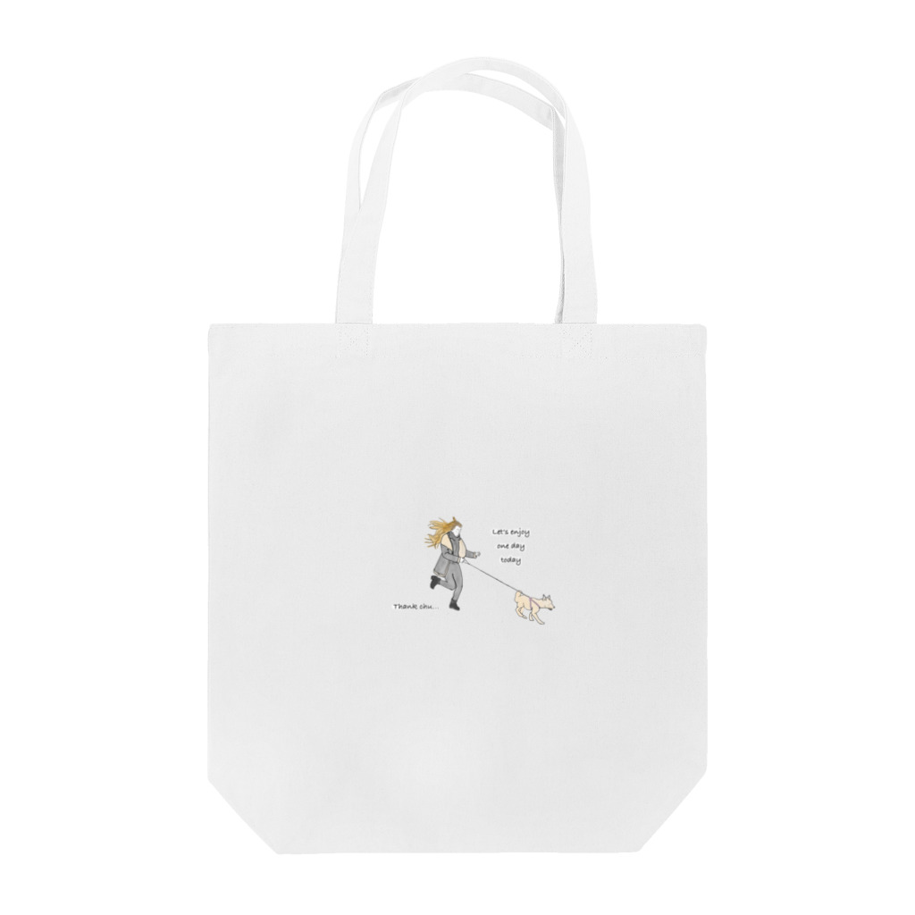 Let's have a wonderful day!の今日も1日楽しもう！ Tote Bag
