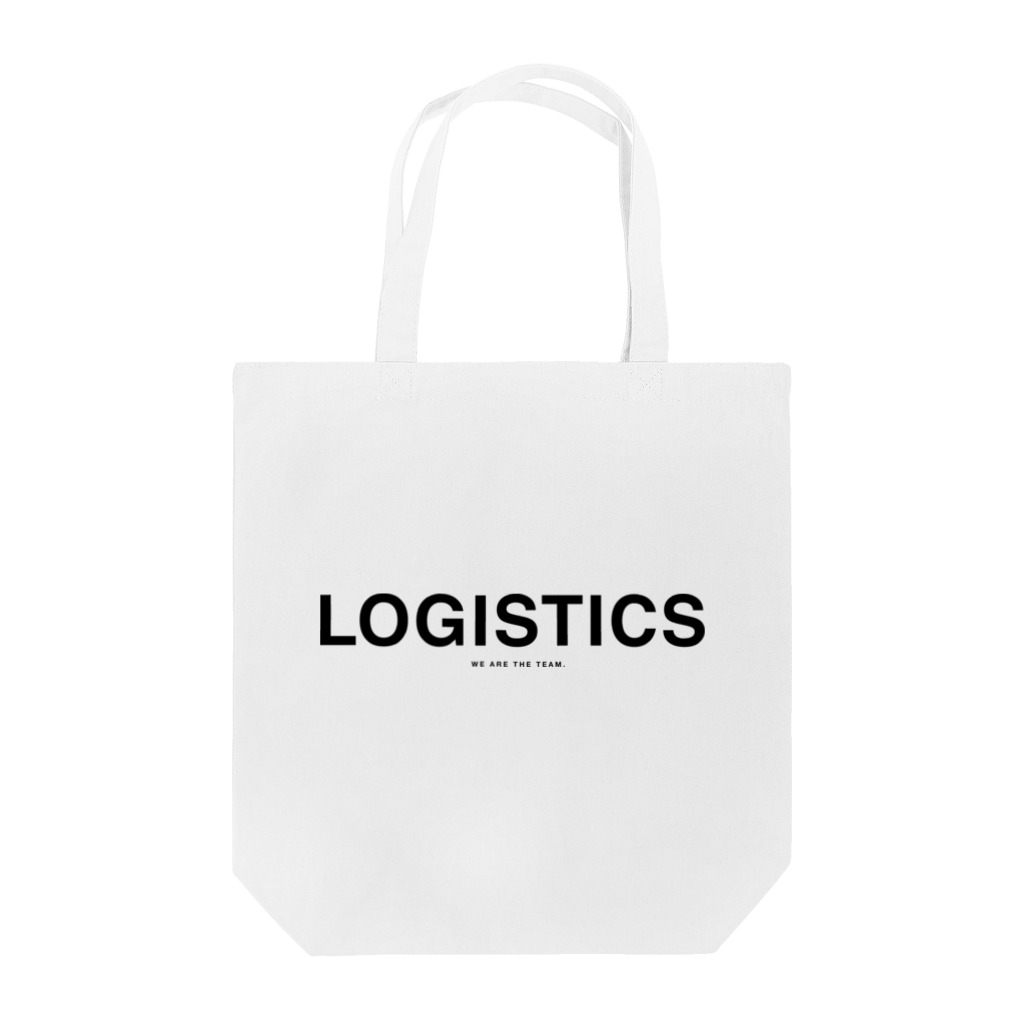 LOGISTICS by Merry LogisticsのLOGISTICS BLACK LOGO Tote Bag