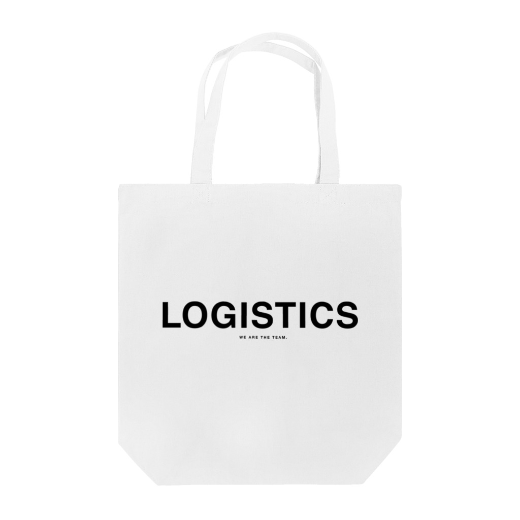 LOGISTICS by Merry LogisticsのLOGISTICS BLACK LOGO トートバッグ