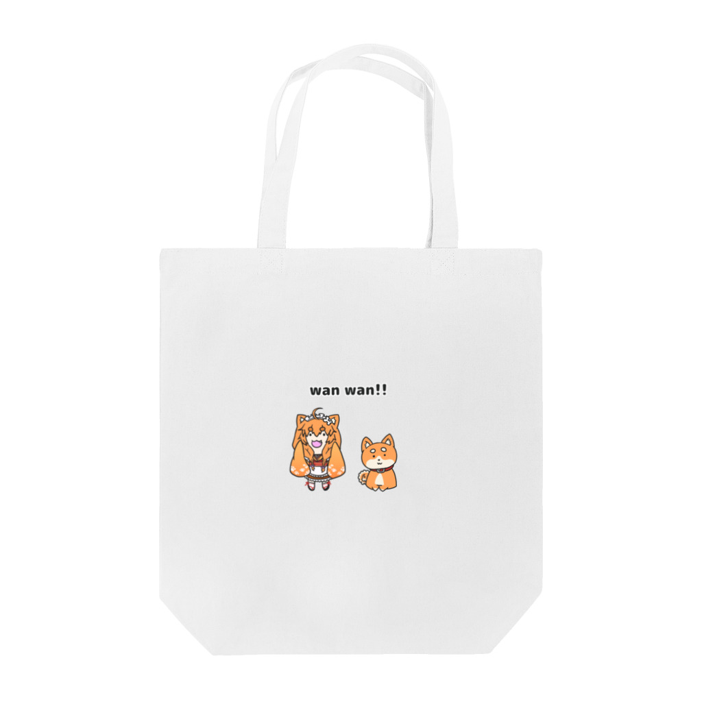 忠犬はちこの犬小屋ショップのWわんわん Tote Bag