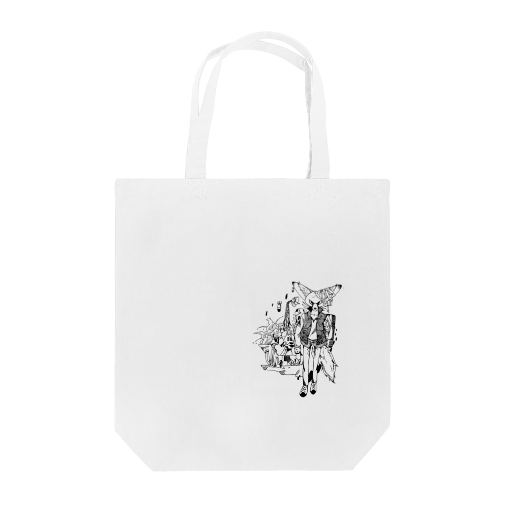 異星人生活日誌。の獣人フェネック Tote Bag