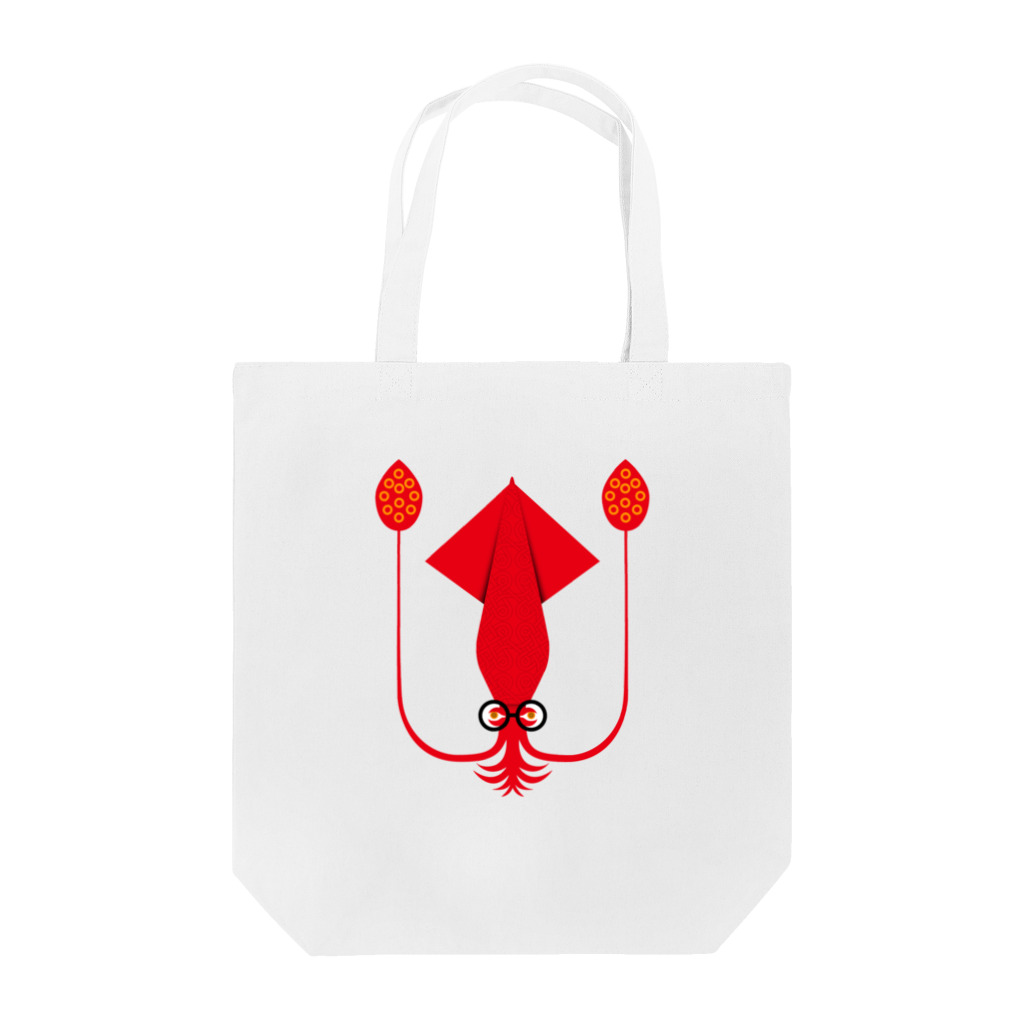 GraphicersのRed Squid トートバッグ