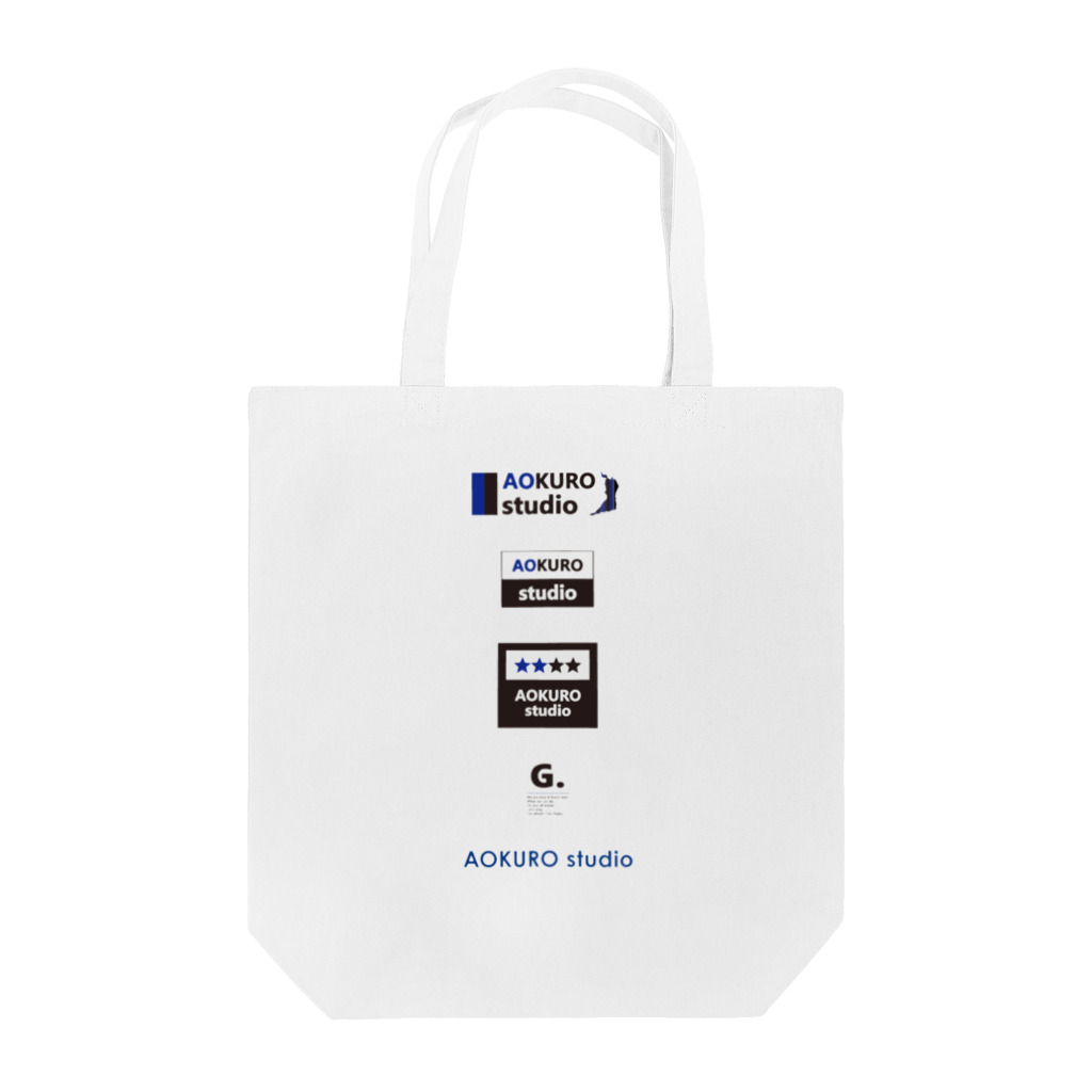 aokurostudioのAOKUROstudio LINE LOGO SERIES Tote Bag