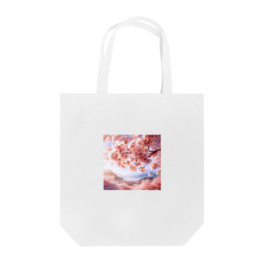 終わらない夢🌈の美しい桜🌸 Tote Bag
