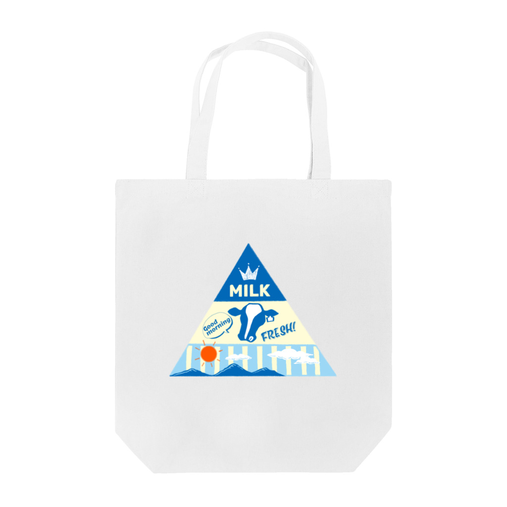 〇屋の三角パック牛乳 Tote Bag