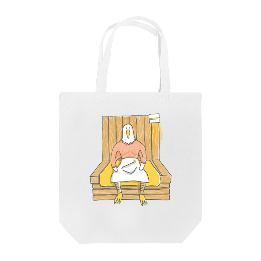 鳥若麻呂のサ活で整えてます Tote Bag