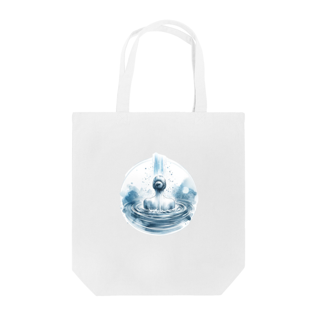 SaunaSplashArt サウナスプラッシュアートの水風呂デザイン２ Tote Bag