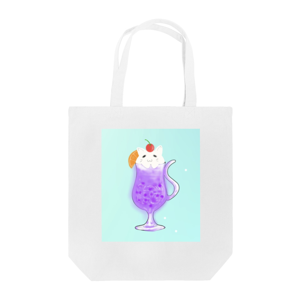 KuROiの白猫クリームソーダ Tote Bag