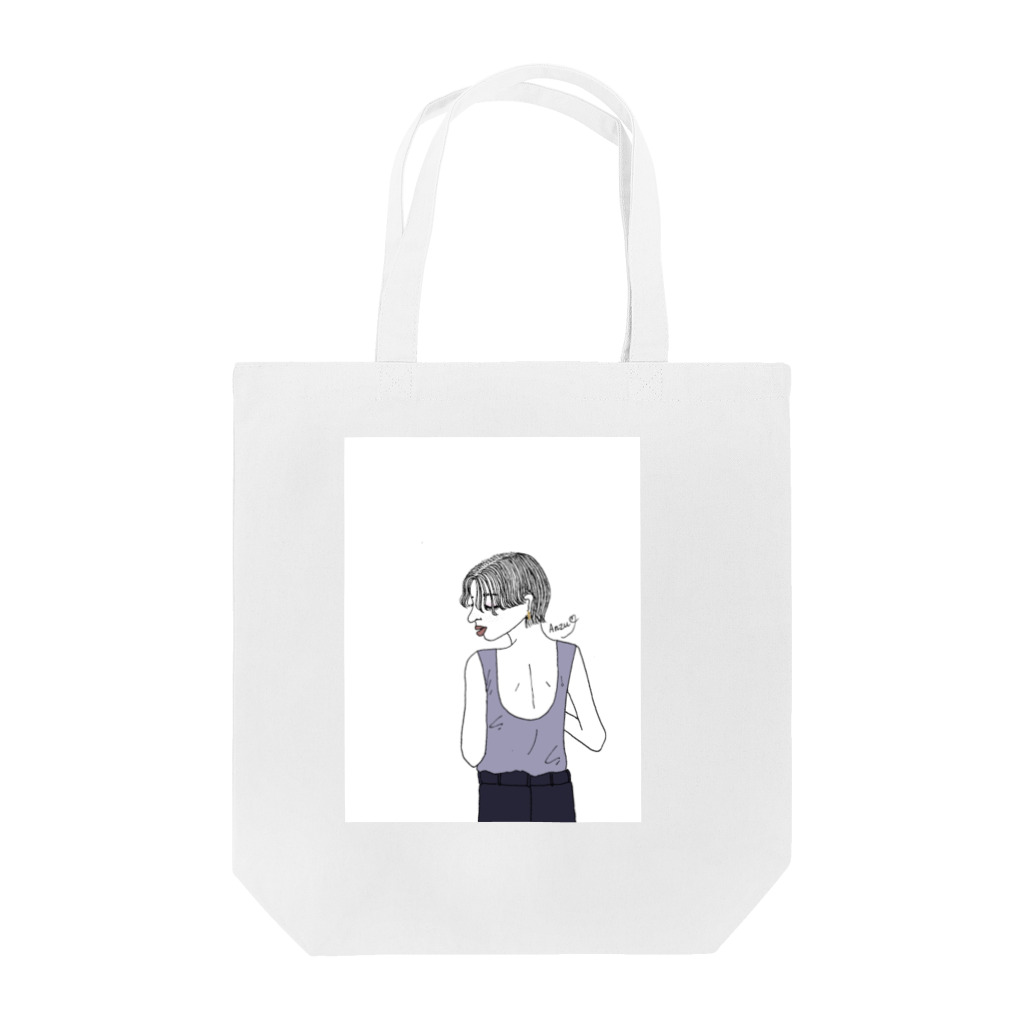 Anzuの振り向きガール Tote Bag