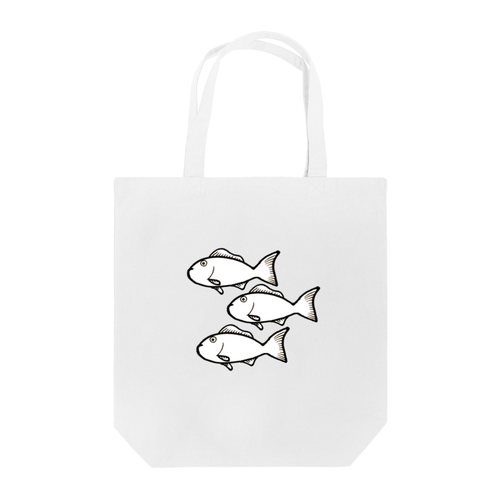 松竹梅雑貨の松竹梅 白黒 Tote Bag