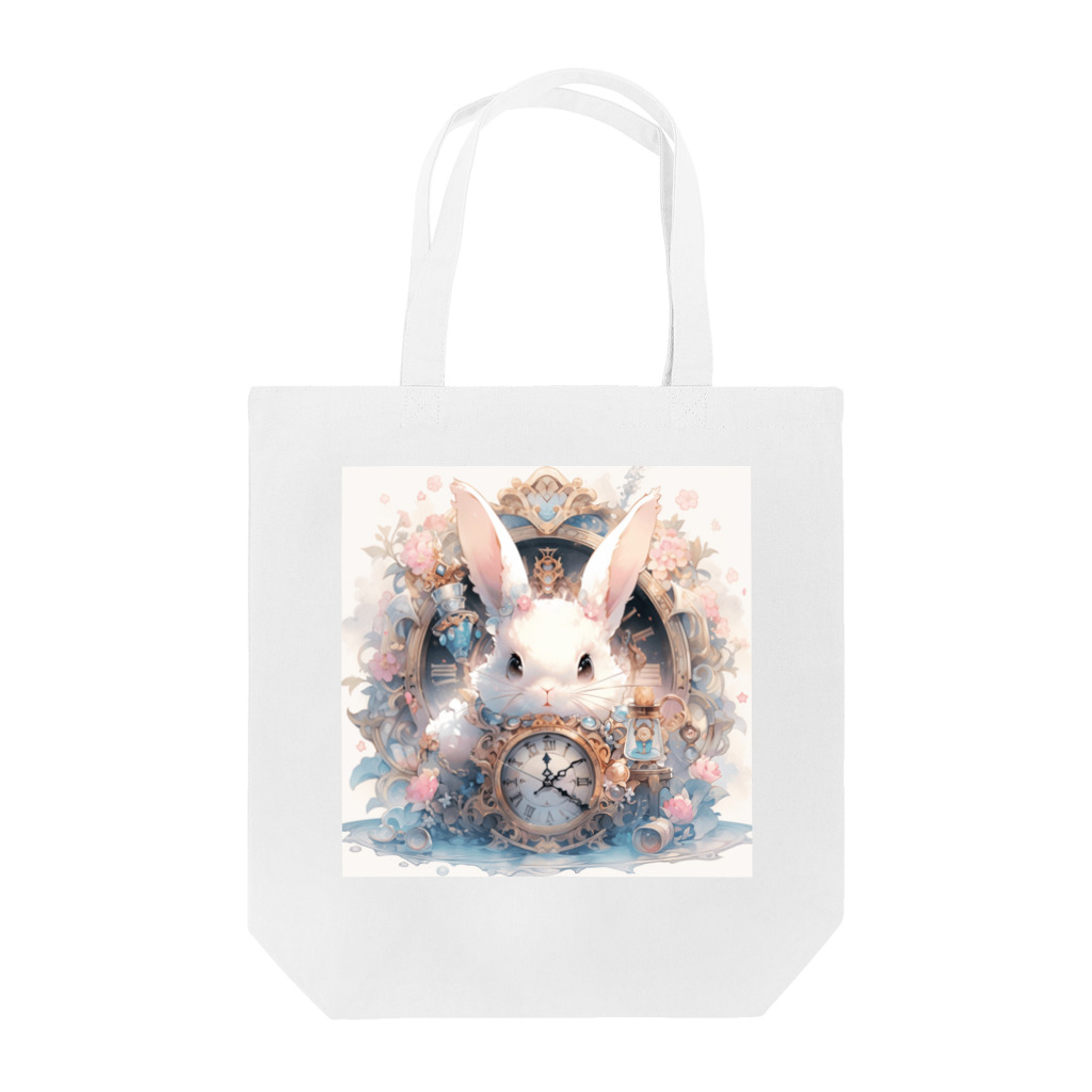 はなうさまほのうさぎと時計｡.:*･ﾟ Tote Bag