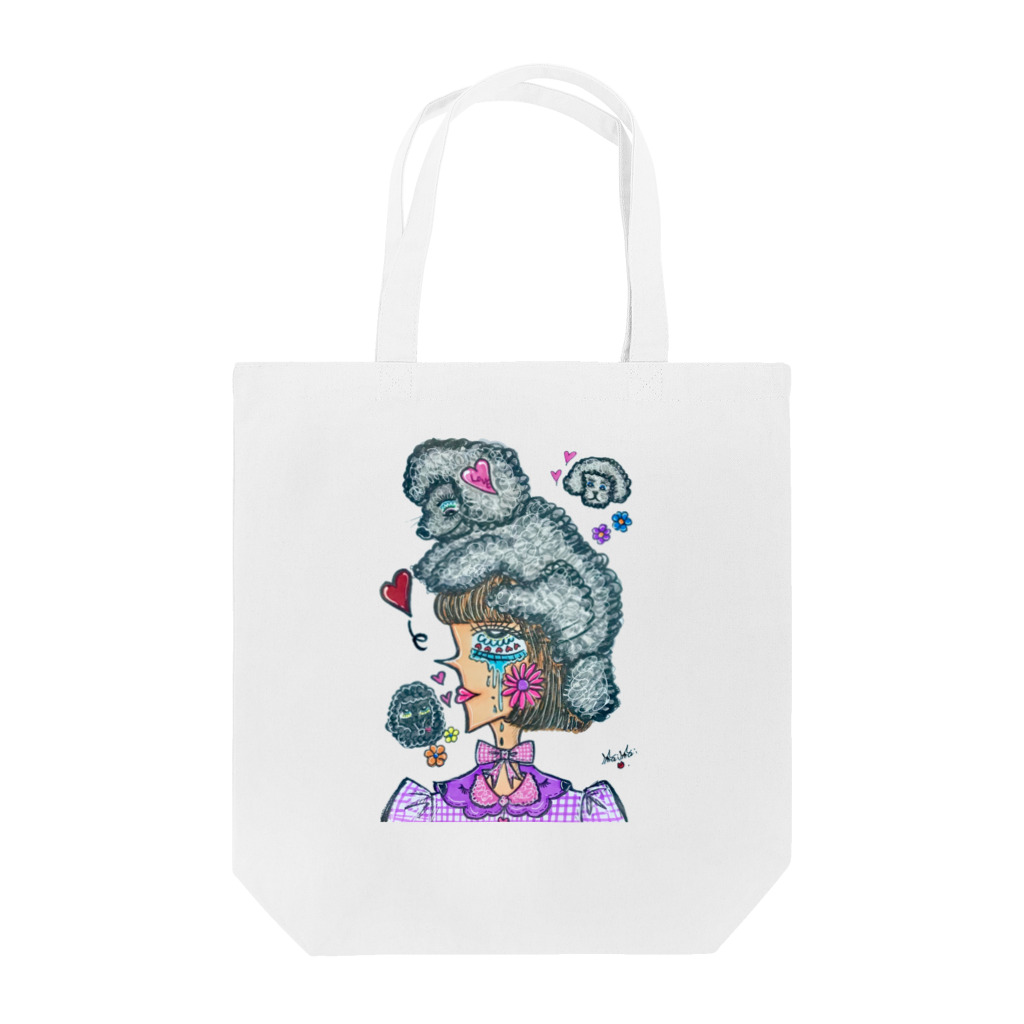 maimaice_creamのトイプードルガール Tote Bag