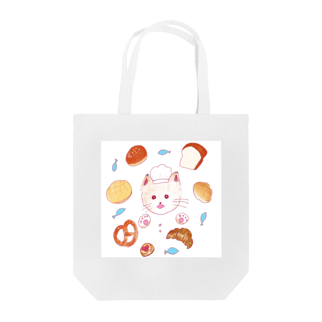 お花屋さんの子猫のぱんやさん Tote Bag