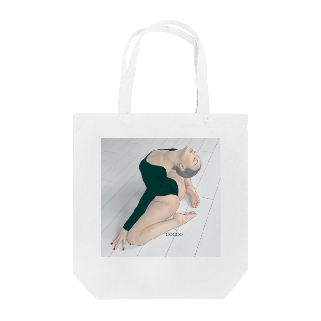 こっこさんのお店のYoga girl〜静かな朝〜 Tote Bag