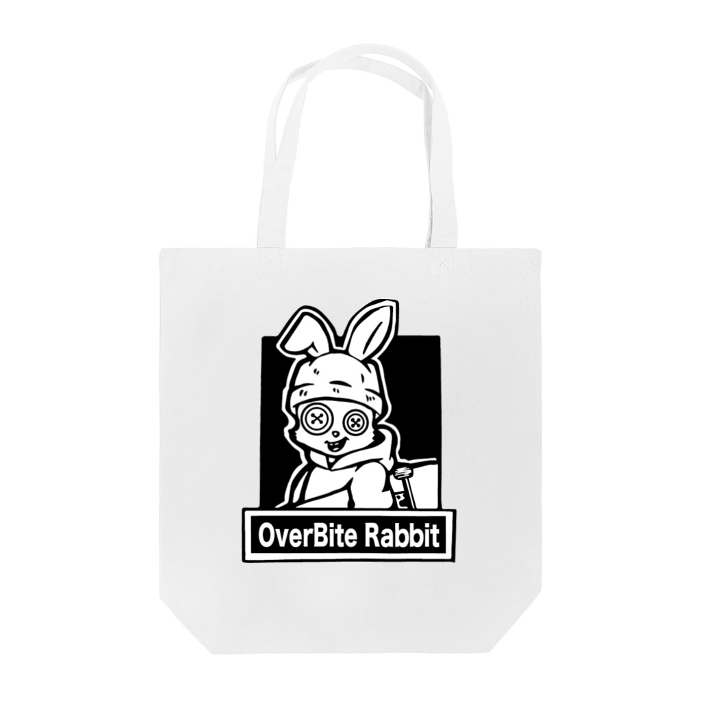 Over Bite Rabbit（オーバーバイトラビット）のスケボーうさぎ Tote Bag