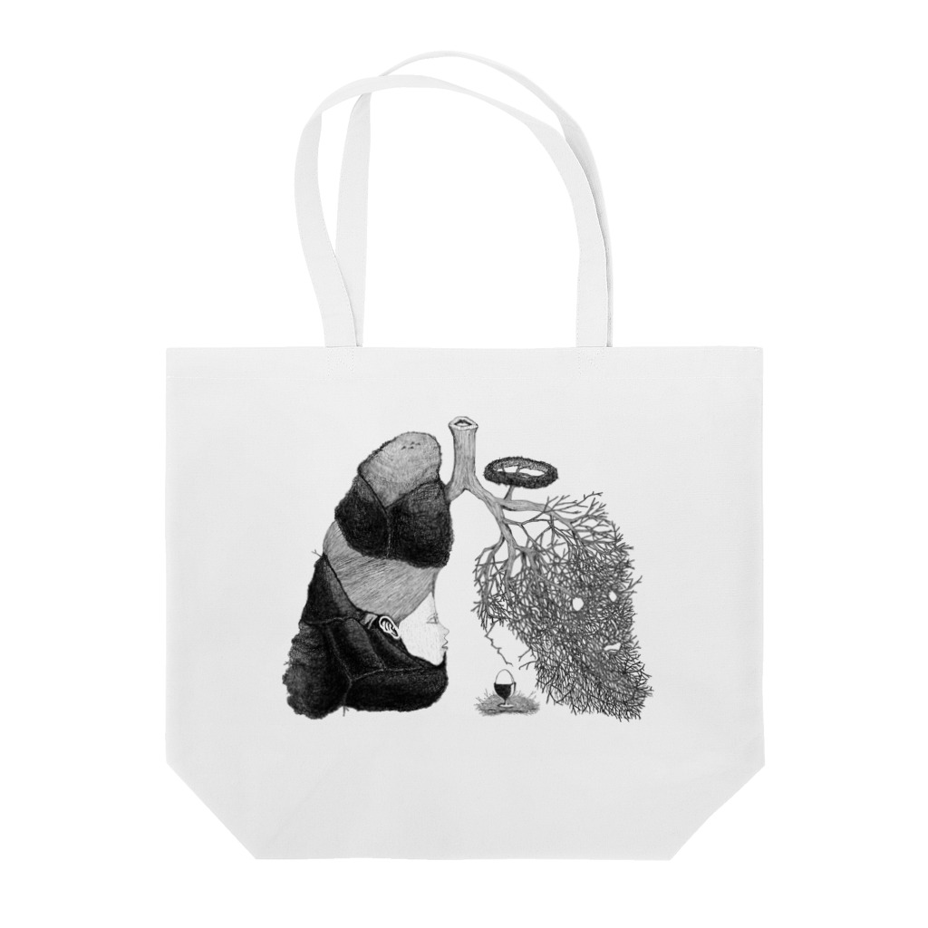 菩化鳥/ヴォケドリの「呼吸と巣」 Tote Bag