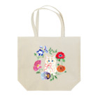 mitsuami_witchのSpring flower&Cat Tote Bag