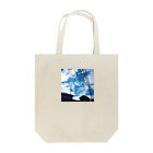 湘南の風景　 Seaside landscape at Shonan area in japanの電線のある風景 Tote Bag