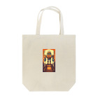 mirinconixのブリキのヴィンテージ風ロボットのイラスト Tote Bag