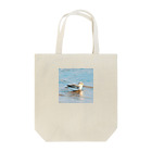 野鳥賛歌の水辺のユキホオジロ Tote Bag