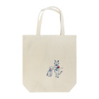 AKIRA‘S　Illustration goodsの猫とバラ トートバッグ