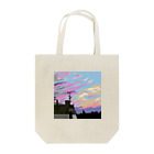 WhiteCiderの夕焼け製作所の不思議な夕焼けトートバッグ Tote Bag