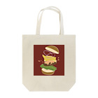 【公式】弐華グッズのハンバーガー ロゴなしver トートバッグ