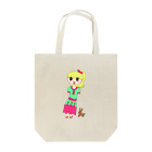 ドキドキ星人の金髪の女の子 Tote Bag