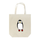 P-STYLEのブーツを履いたおしゃれなペンギン Tote Bag