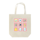 Teal Blue CoffeeのTealBlueItems _Cube PINK Ver. Tote Bag