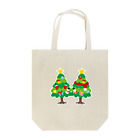 イラスト MONYAAT の林さんのクリスマスA クリスマスツリー Tote Bag