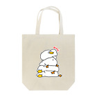 わくまるの４段積みあひるくん Tote Bag