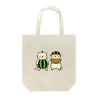 大村イスのスイカにゃんこ Tote Bag