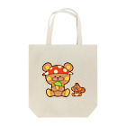 レタ(LETA)のぬいクマちゃんのキノコがり Tote Bag