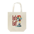 nidan-illustrationの“let's eat!!" Tote Bag