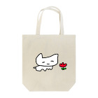 三嶋 優のネコちゃんとチューリップ Tote Bag