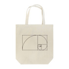 1.618のフィボナッチ黄金螺旋 Tote Bag