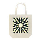 after the rainのKaleidoscope dot olive  Tote Bag