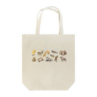 ちなきのこの冬の山の動物たち Tote Bag