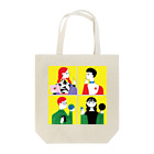 生き方見本市TOKAIの3.全員黄色正方形（小　右端） Tote Bag