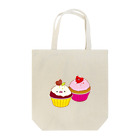 Draw freelyのカップケーキ Tote Bag