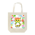 にゃんぴーのお花のうるにゃん（ぜんしん） Tote Bag