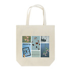 insparation｡   --- ｲﾝｽﾋﾟﾚｰｼｮﾝ｡のmemory｡ｾﾝﾁﾒﾝﾀﾙ･ﾌﾞﾙｰ Tote Bag