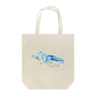 羊の水彩画クジラ Tote Bag