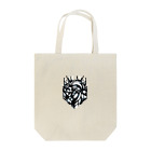 面白デザインショップ ファニーズーストアのダークサンタとトナカイ Tote Bag