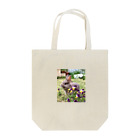 ななうさ's shopの花とうさぎさん Tote Bag